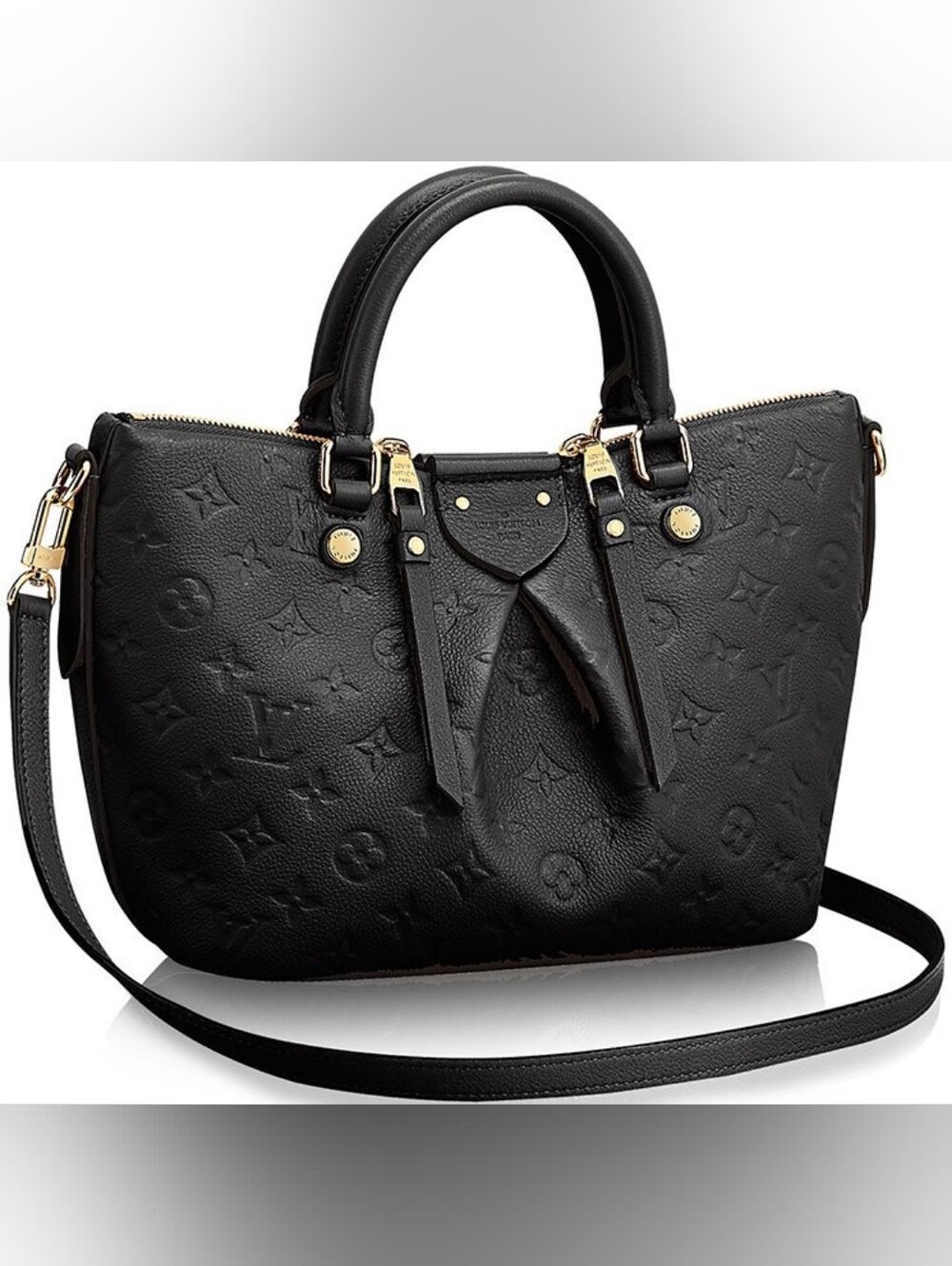 Like NEW! Louis Vuitton LV Empreinte Mazarine PM bag in Noir EXCELLENT CONDITION - Picture 13 of 16